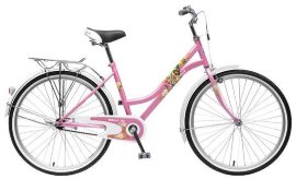 Велосипед 26" Новатрек городской LADY, розовый