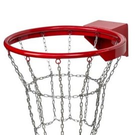 Кольцо баскетбольное антивандальное №7, с сеткой металлической