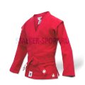 Куртка для самбо, лицензия FIAS, красная 2