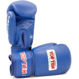 Перчатки боксерские Top Ten AIBA синие