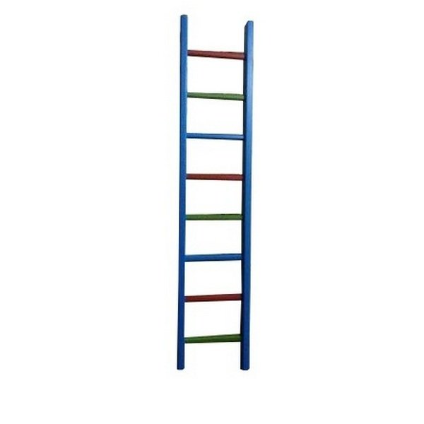 Лестница навесная на гимнастическую стенку, цветная с крючками (2,28 м)