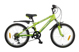 Велосипед 20" NOVATRACK EXTREME Хардтейл сталь, зеленый