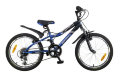 Велосипед 20" NOVATRACK FLYER Хардтейл сталь, синий/серый 1