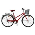 Велосипед 28" Новатрек дорожный LADY FIESTA. красный + передняя корзина 1