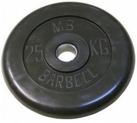 Диск обрезиненный "Стандарт" 25 кг MB Barbell  