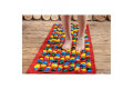 Коврик-дорожка массажный с цветными камнями (150x40 см) 4